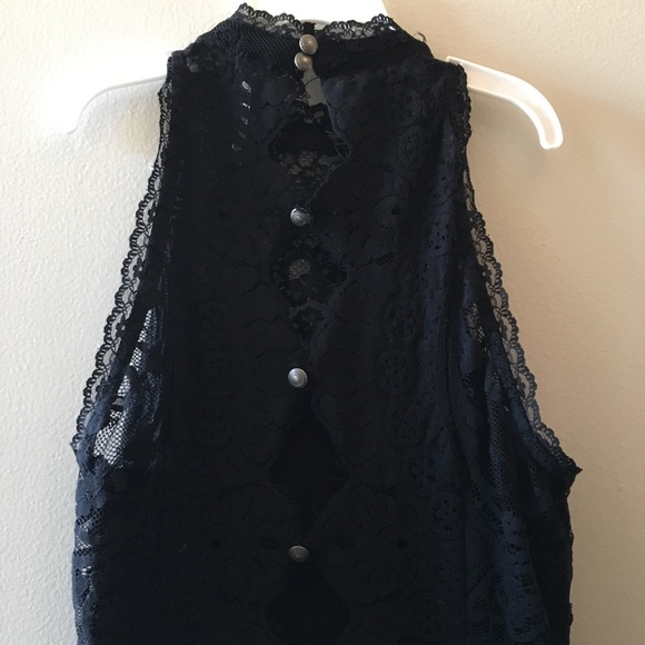 Free People black lace dress - Picture 6 of 8